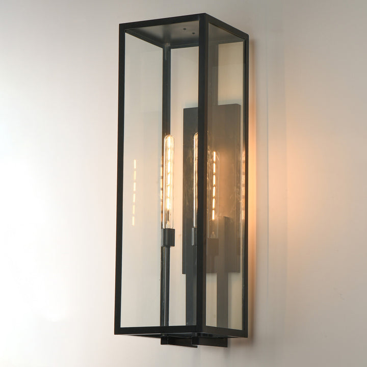 Catalina 2-Light 2XL Outdoor Up-Light Wall Sconce by Studio M Lighting – lifestyle