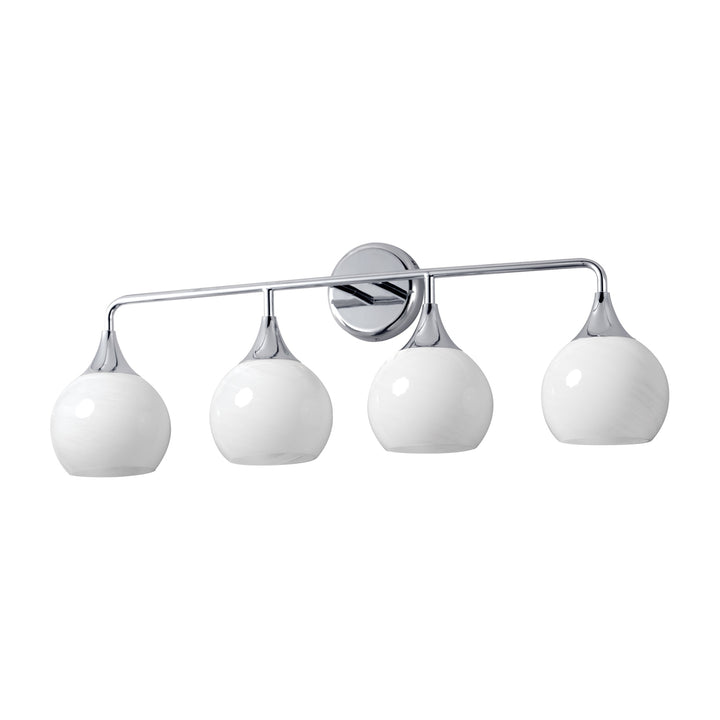 Neve 4-Light Bath Vanity by Studio M Lighting in Polished Chrome