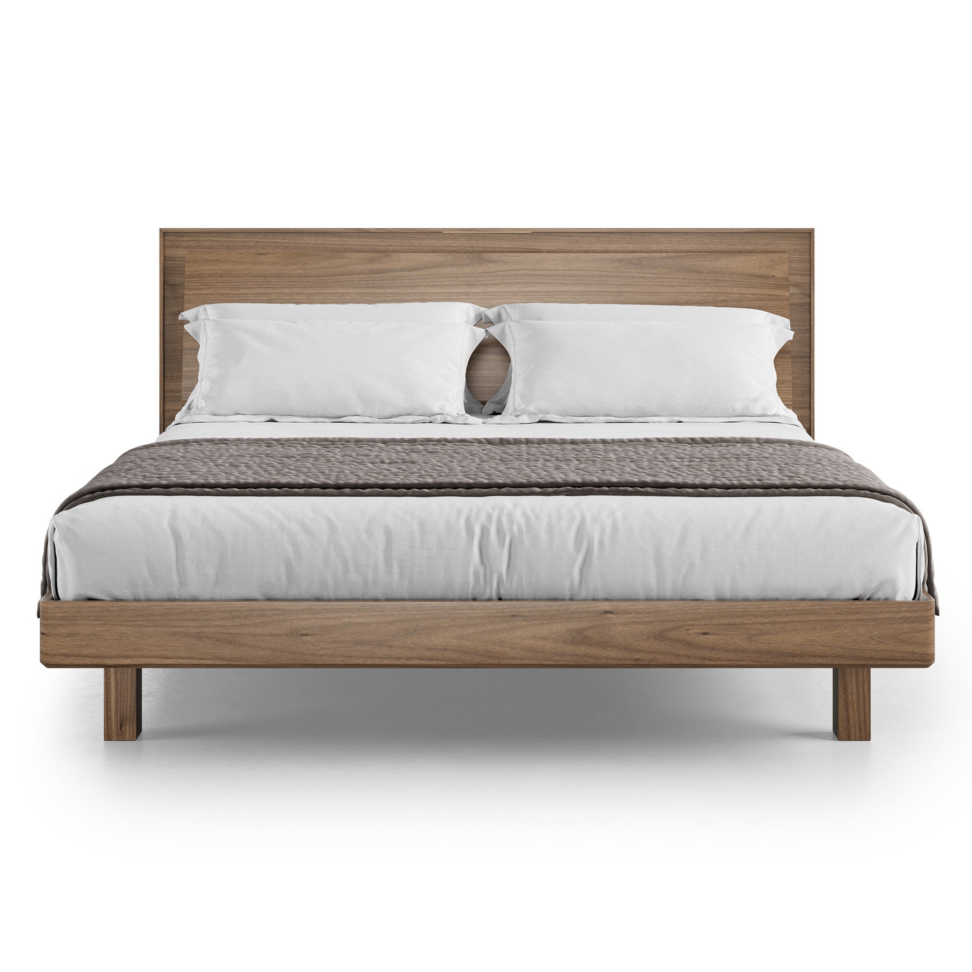 Kava 9619 King Bed by BDI | Modern Smart Platform Bed