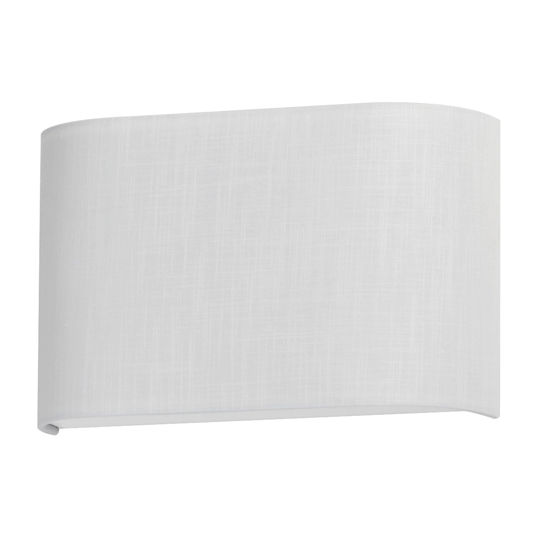Prime 13 Wide LED Sconce 120-277 UNV Dim by Studio M Lighting in White Linen