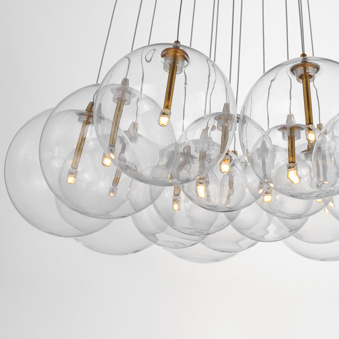 Burst 20-Light LED Pendant by Studio M Lighting – lifestyle