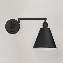 Library Wall Sconce Horizontal Swing Arm by Studio M Lighting – lifestyle