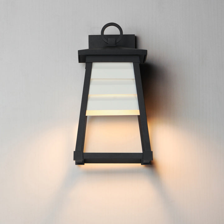 Shutters 1-Light Small Outdoor Wall Sconce by Studio M Lighting – lifestyle