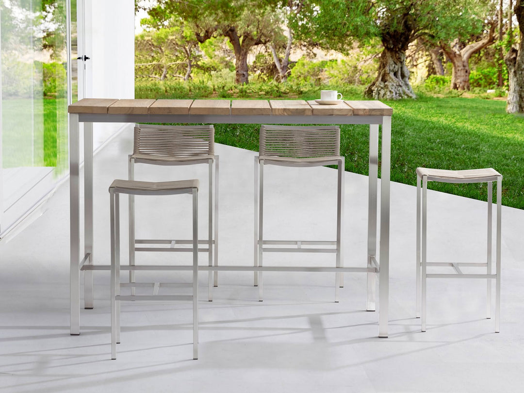 Stone Outdoor Bar Table by Whiteline Modern Living – lifestyle