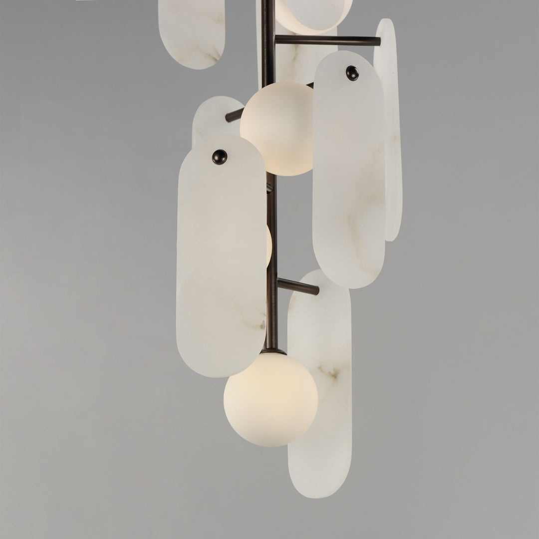 Megalith - Stone Megalith 5-Light Vertical Pendant by Studio M Lighting – lifestyle