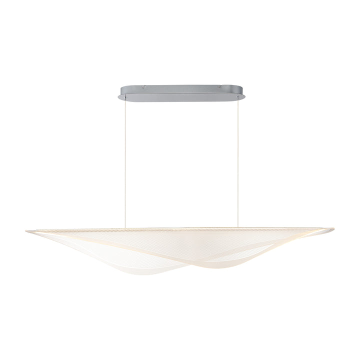 Manta 59 LED Linear Pendant by Studio M Lighting in Polished Chrome