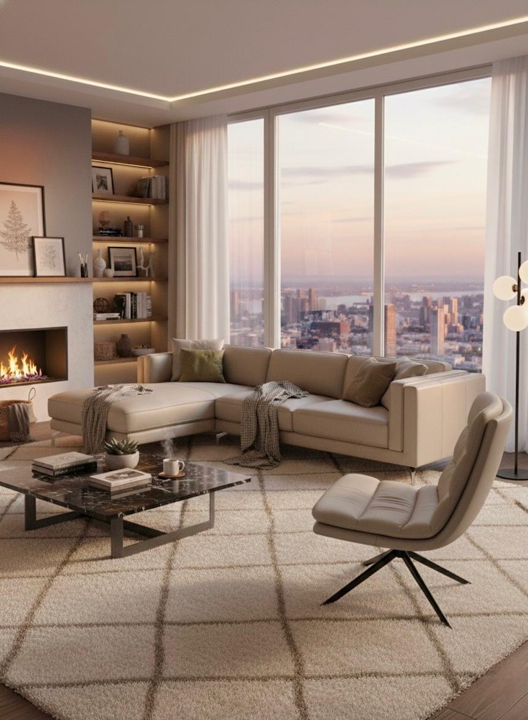 Pearl Swivel Accent Chair