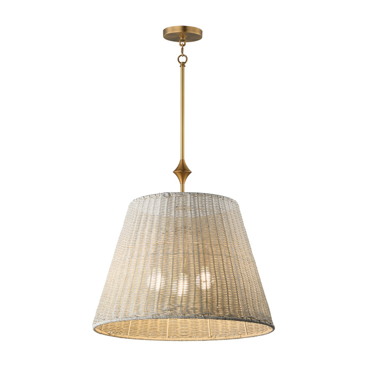 Baja Single Pendant by Studio M Lighting in Natural Aged Brass