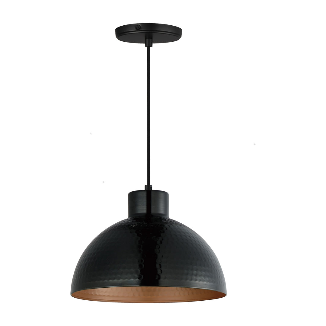 Rockport 1-Light Pendant 35144 by Studio M Lighting in Black / Antique Copper