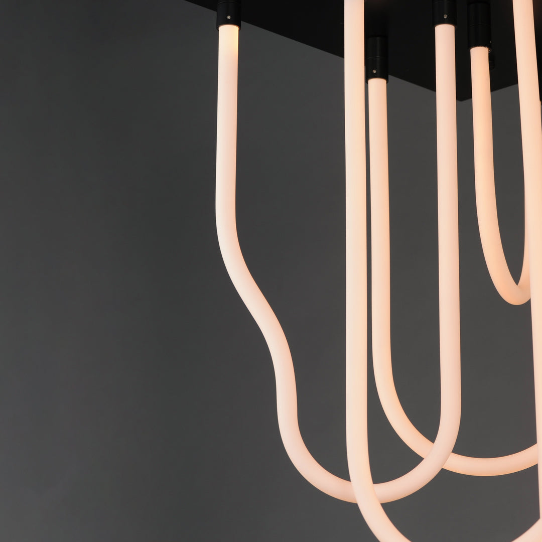 Soleil 14-Light LED SQ Flush Mount by Studio M Lighting – lifestyle