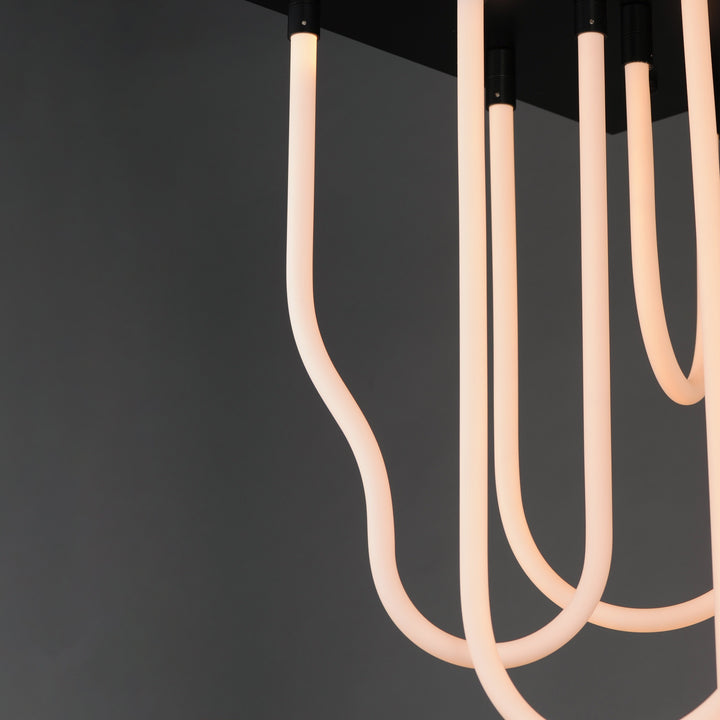 Soleil 14-Light LED SQ Flush Mount by Studio M Lighting – lifestyle