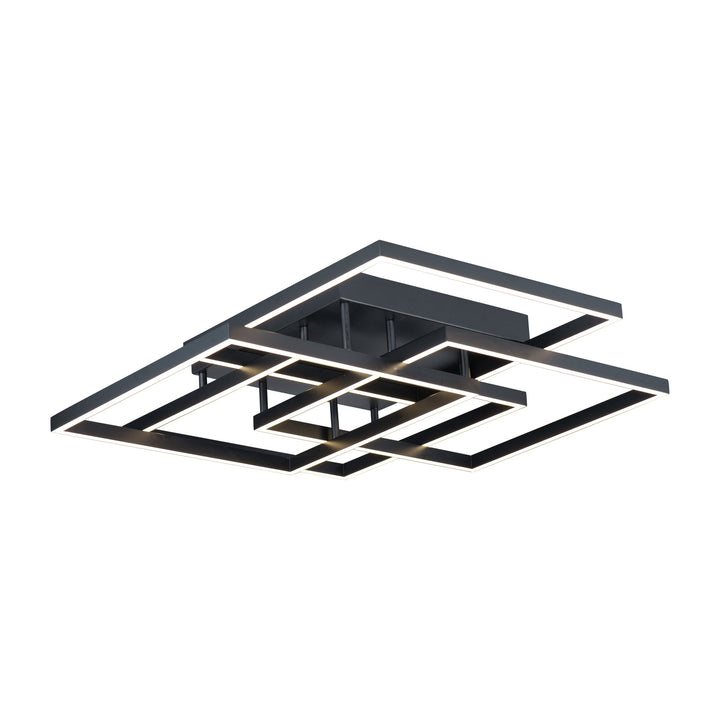 Traverse LED Flush/Wall Mount 251518 by Studio M Lighting in Black