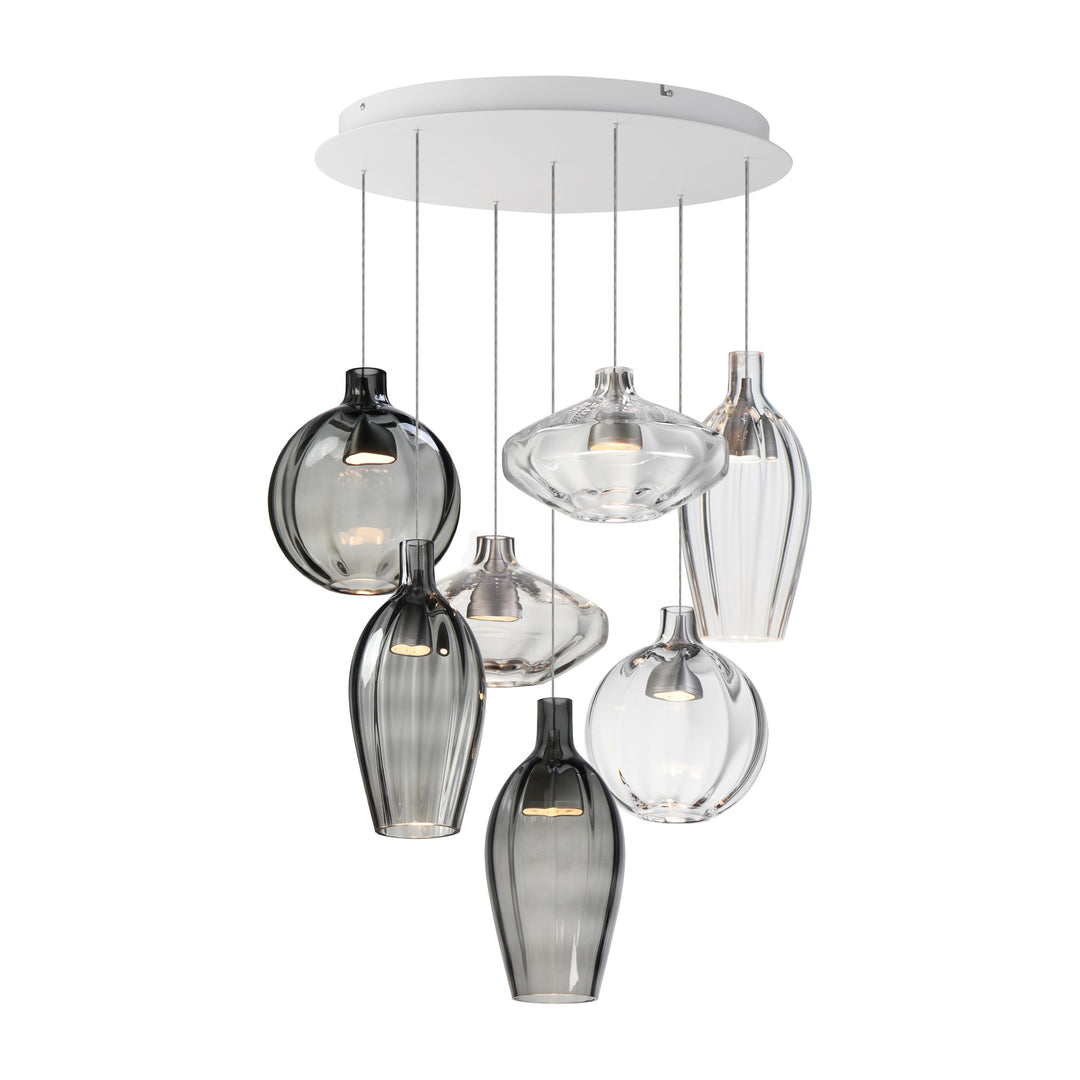 Ray Dance 7-Light LED Multi-Pendant by Studio M Lighting