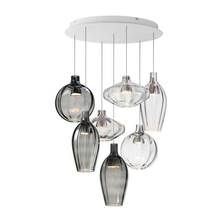 Ray Dance 7-Light LED Multi-Pendant by Studio M Lighting