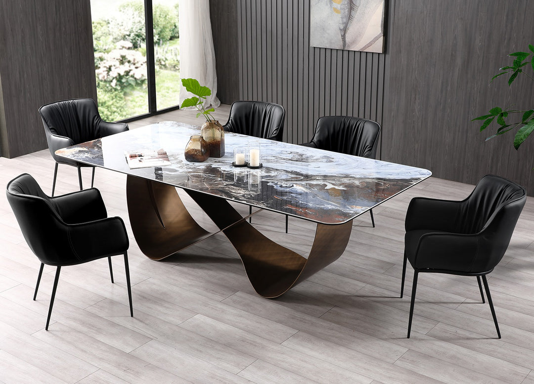 Tiffany Dining Table by Whiteline Modern Living – lifestyle