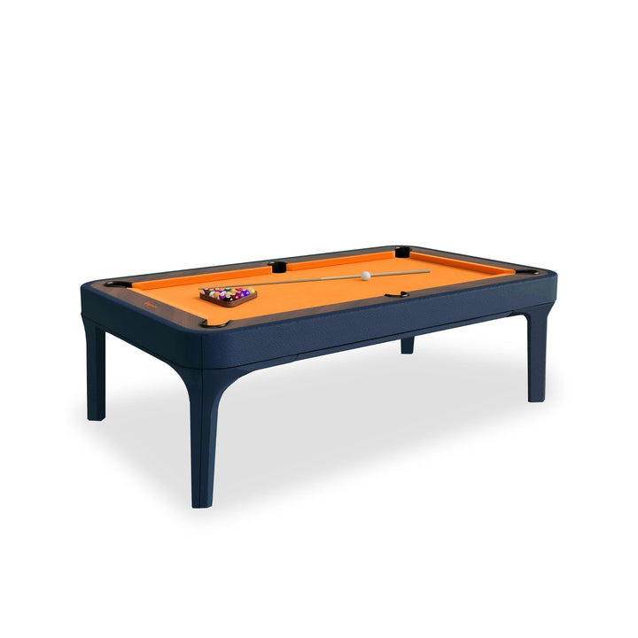 Luca Leather Modern Slate Pool Table