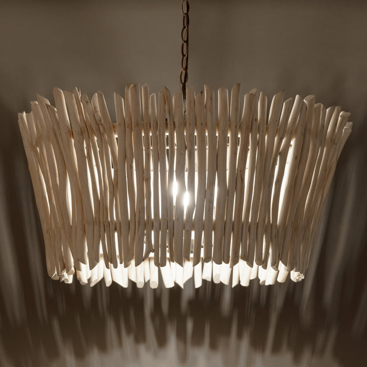 Baywood 30 DriftWood Chandelier by Studio M Lighting – lifestyle