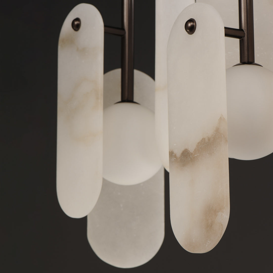 Megalith - Glass Megalith 5-Light Pendant by Studio M Lighting – lifestyle