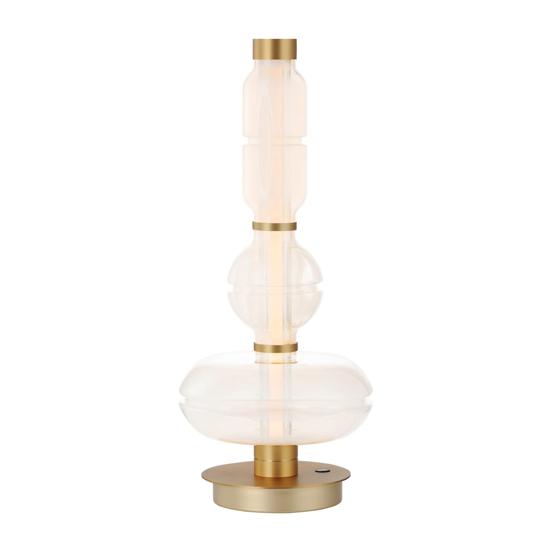 Gusto 28" LED Table Lamp by Studio M Lighting in Gold