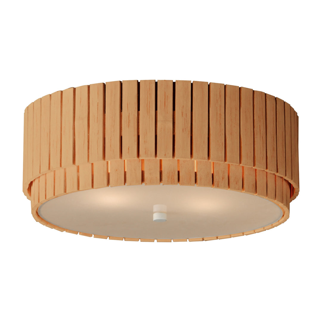 Satori Flush Mount by Studio M Lighting in Natural Aged Brass