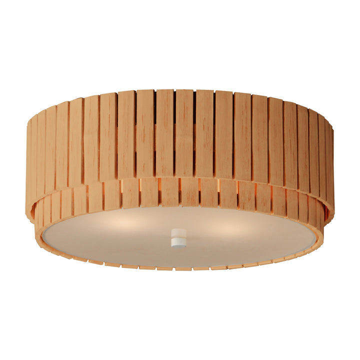 Satori Flush Mount by Studio M Lighting in Natural Aged Brass