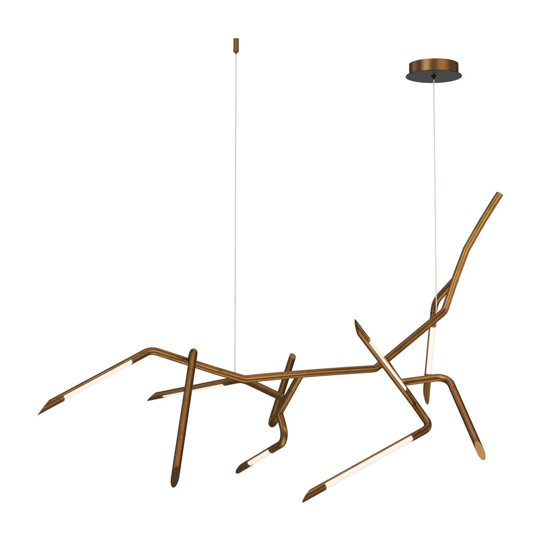 Scion LED by Studio M Lighting in Weathered Brass