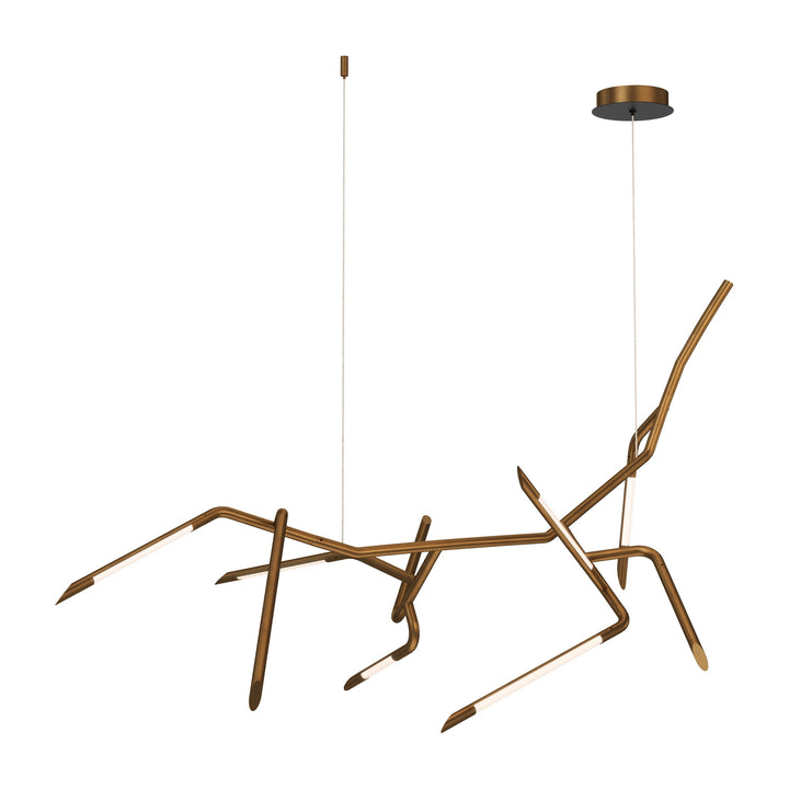 Scion LED by Studio M Lighting in Weathered Brass