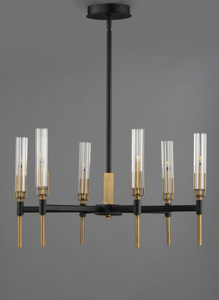 Flambeau 6-Light Chandelier 166125 by Studio M Lighting – lifestyle