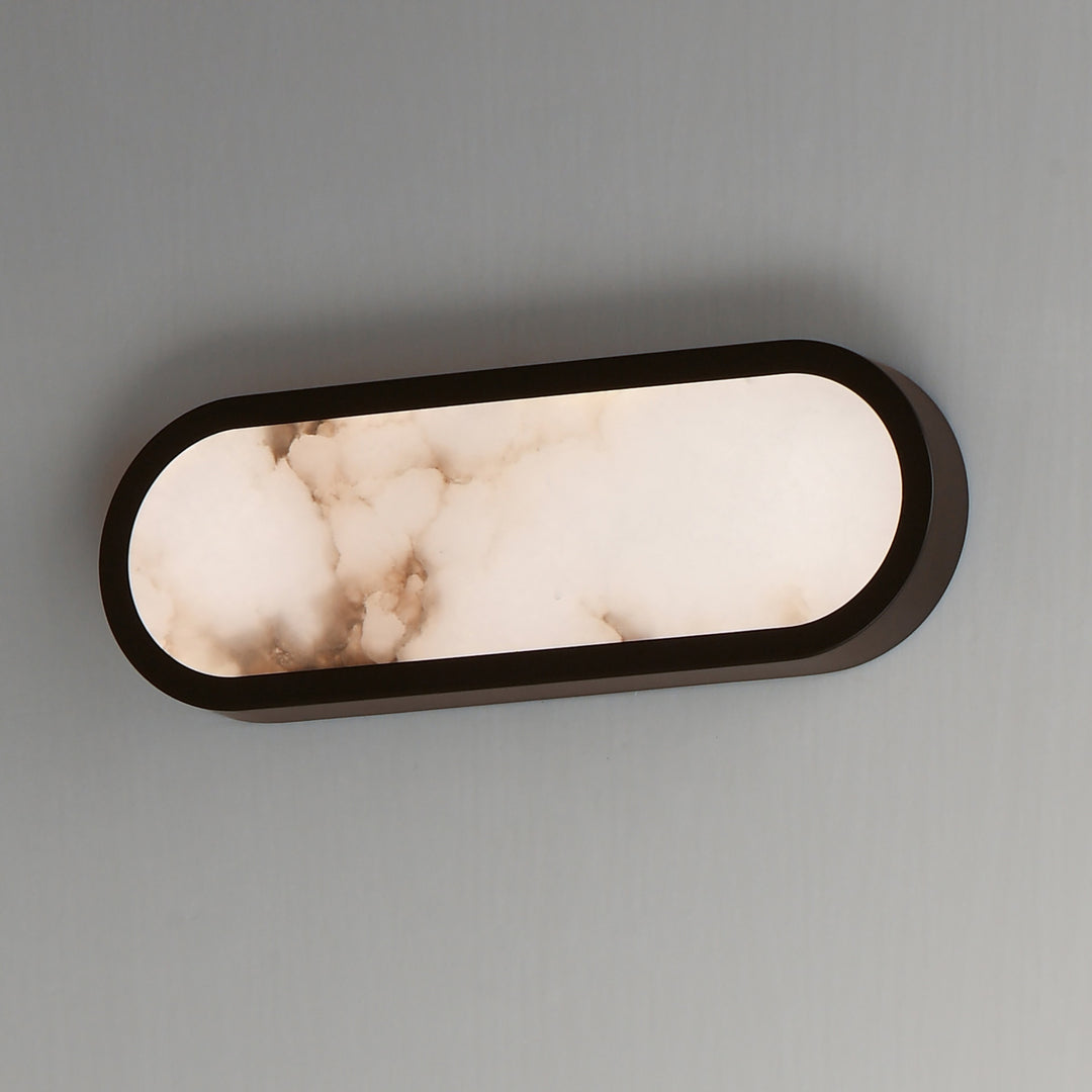 Plinth 15 LED Alabaster Wall Sconce by Studio M Lighting – lifestyle