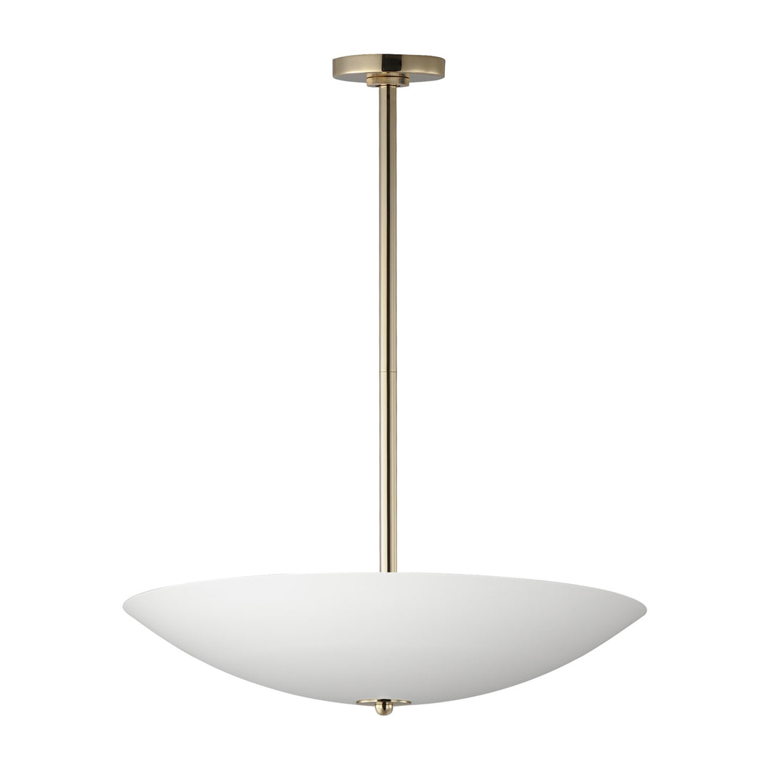 Vesta 24" LED Pendant/Semi-Flush by Studio M Lighting in French Gold