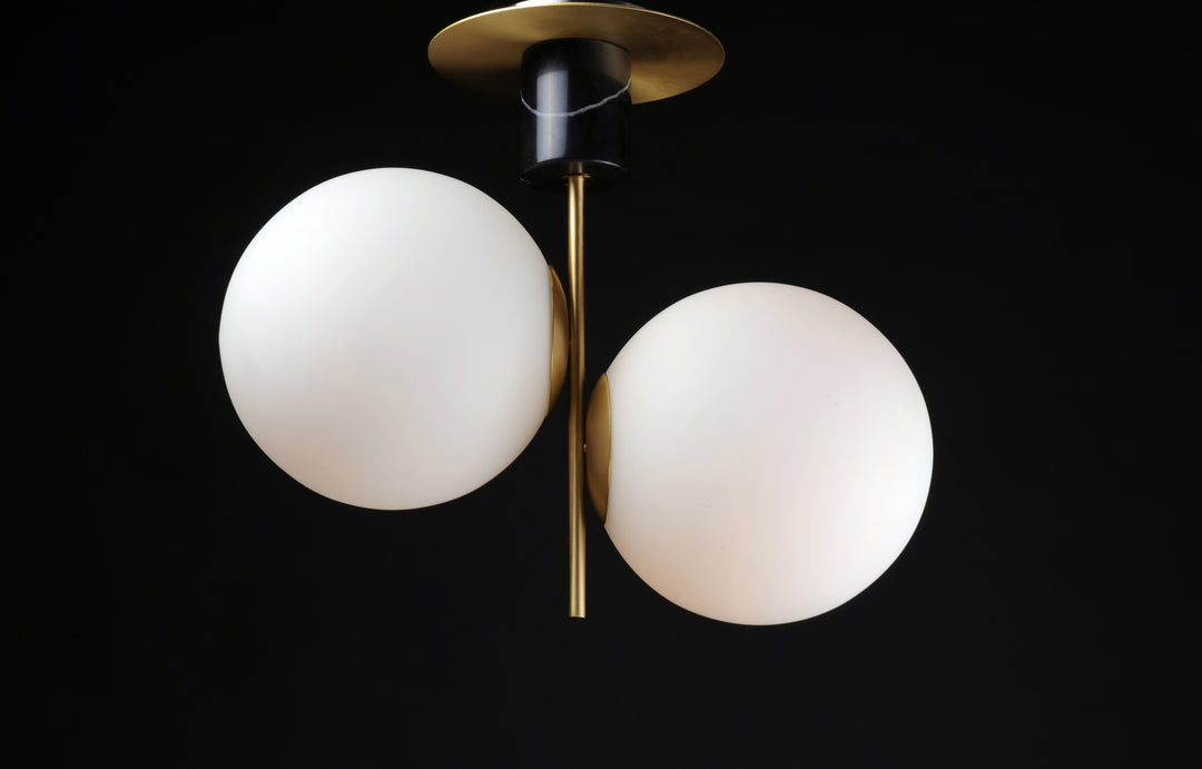 Vesper 2-Light Semi-Flush by Studio M Lighting – lifestyle