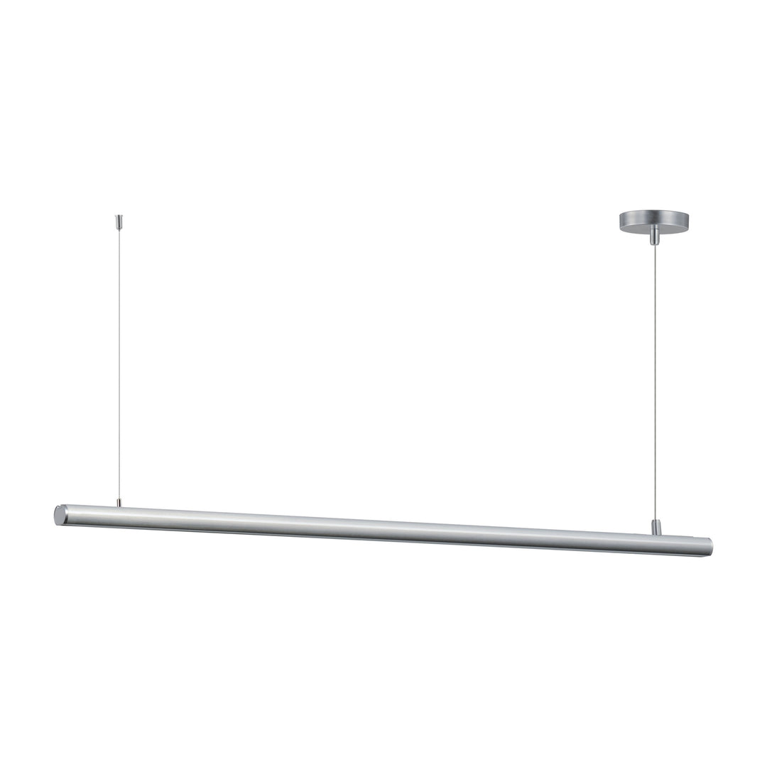 Continuum 48 LED Pendant by Studio M Lighting in Satin Aluminum