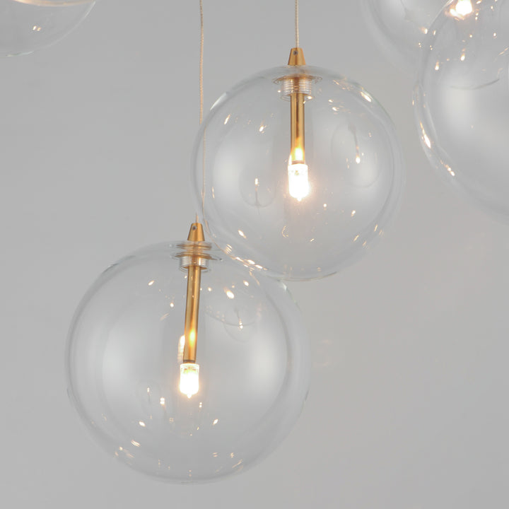 Global 9-Light LED Chandelier by Studio M Lighting – lifestyle