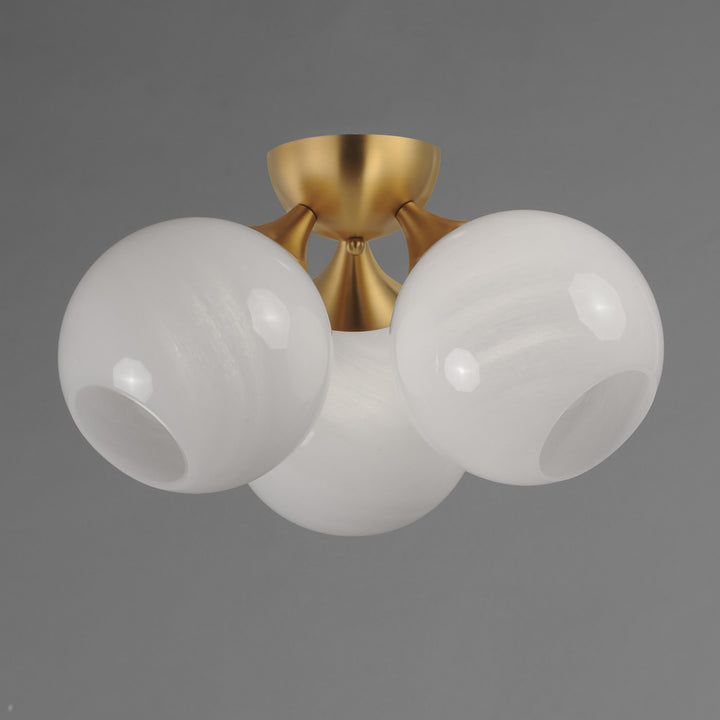 Neve 3-Light Semi Flush by Studio M Lighting – lifestyle