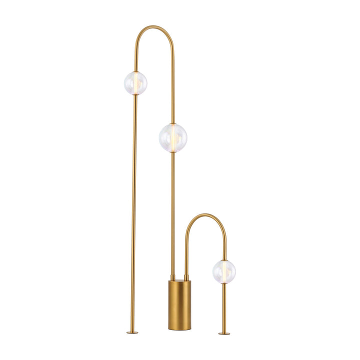 Dreamer 62" Floor Lamp by Studio M Lighting in Natural Aged Brass