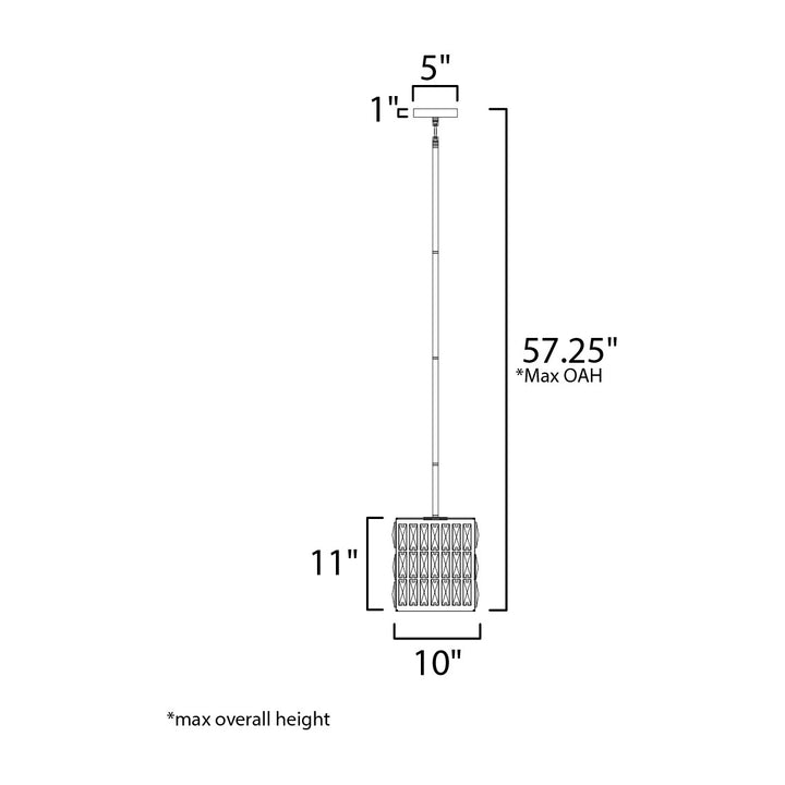 Madeline Mini Pendant by Studio M Lighting – line drawing