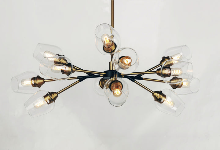 Savvy 12-Light Chandelier by Studio M Lighting – lifestyle