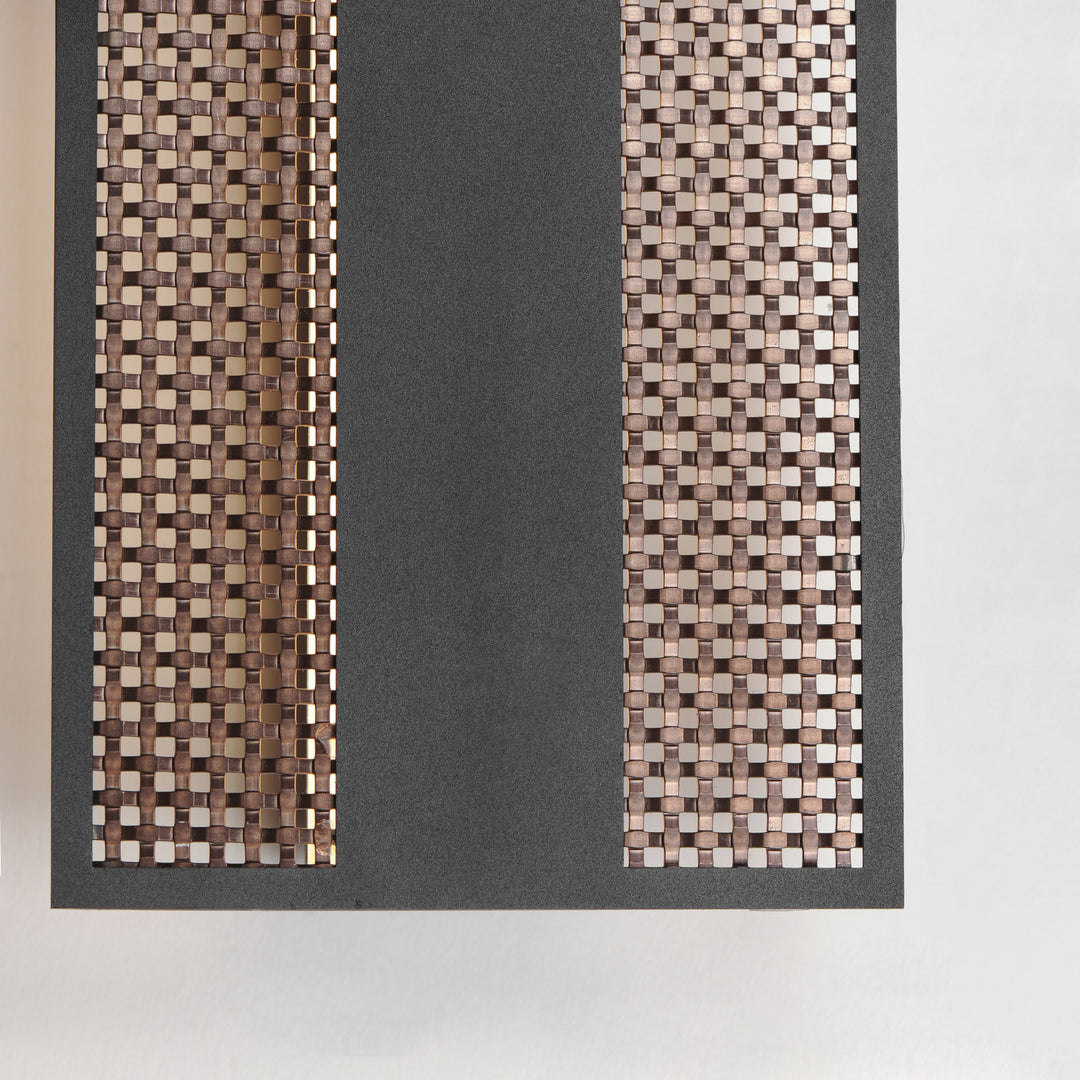 Interlace 24 LED Outdoor Wall Sconce by Studio M Lighting – lifestyle