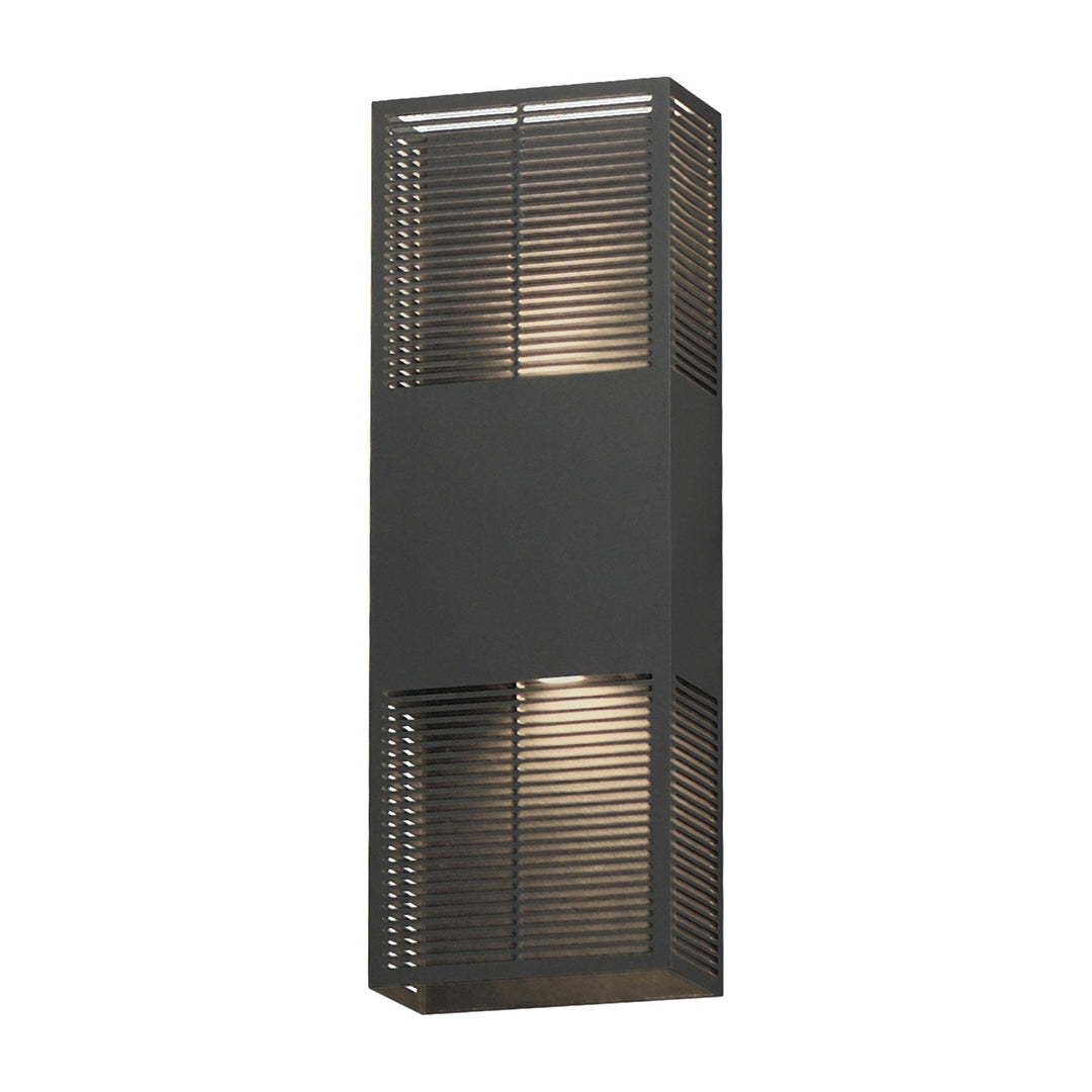 Grate 18 LED Outdoor Wall Sconce by Studio M Lighting in Architectural Bronze