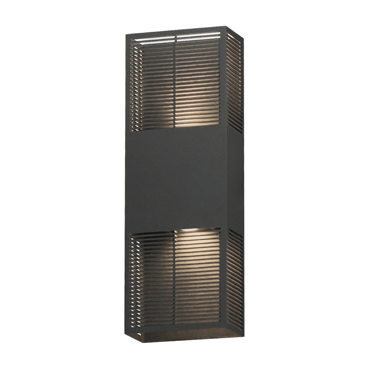 Grate 18 LED Outdoor Wall Sconce by Studio M Lighting in Architectural Bronze