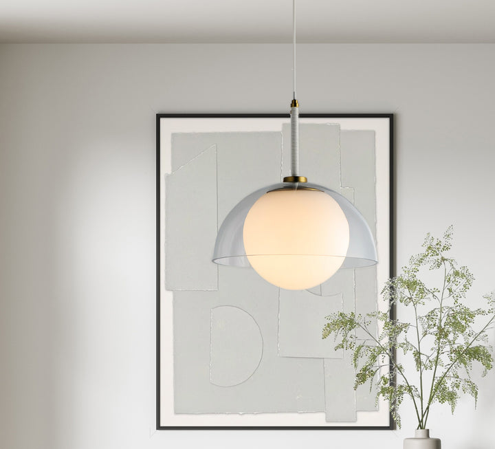 Chapeau 1-Light Pendant by Studio M Lighting – lifestyle