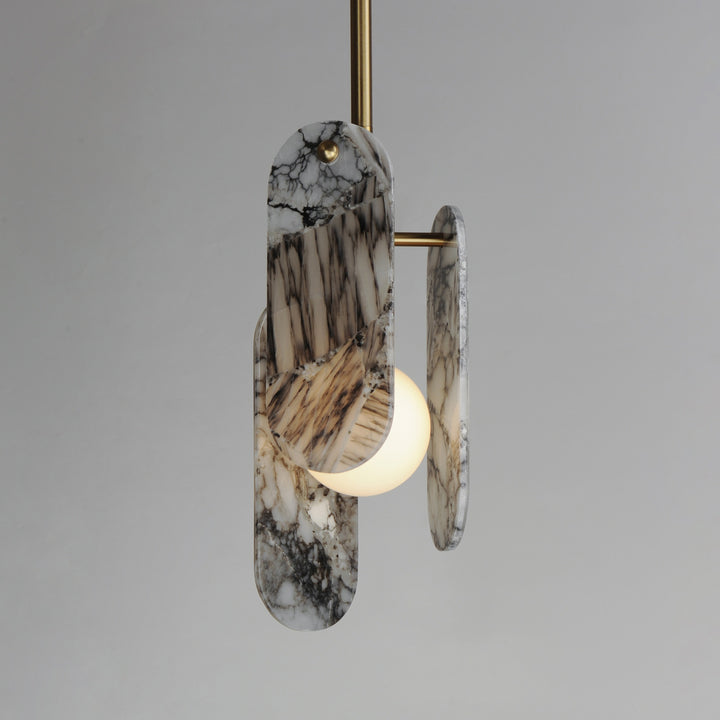 Megalith - Glass Megalith Cord Hung Pendant by Studio M Lighting – lifestyle