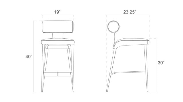 Bolo Barstool Bar Stools Elite Modern