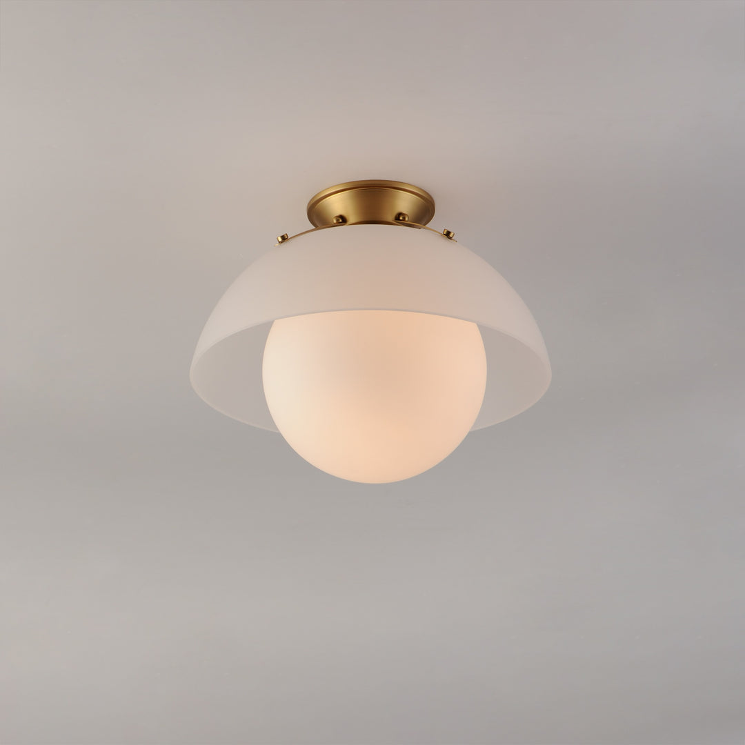 Domain 14" Semi Flush by Studio M Lighting – lifestyle
