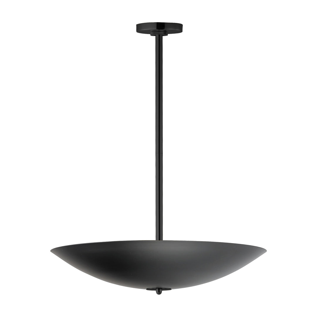 Vesta 24" LED Pendant/Semi-Flush by Studio M Lighting in Black