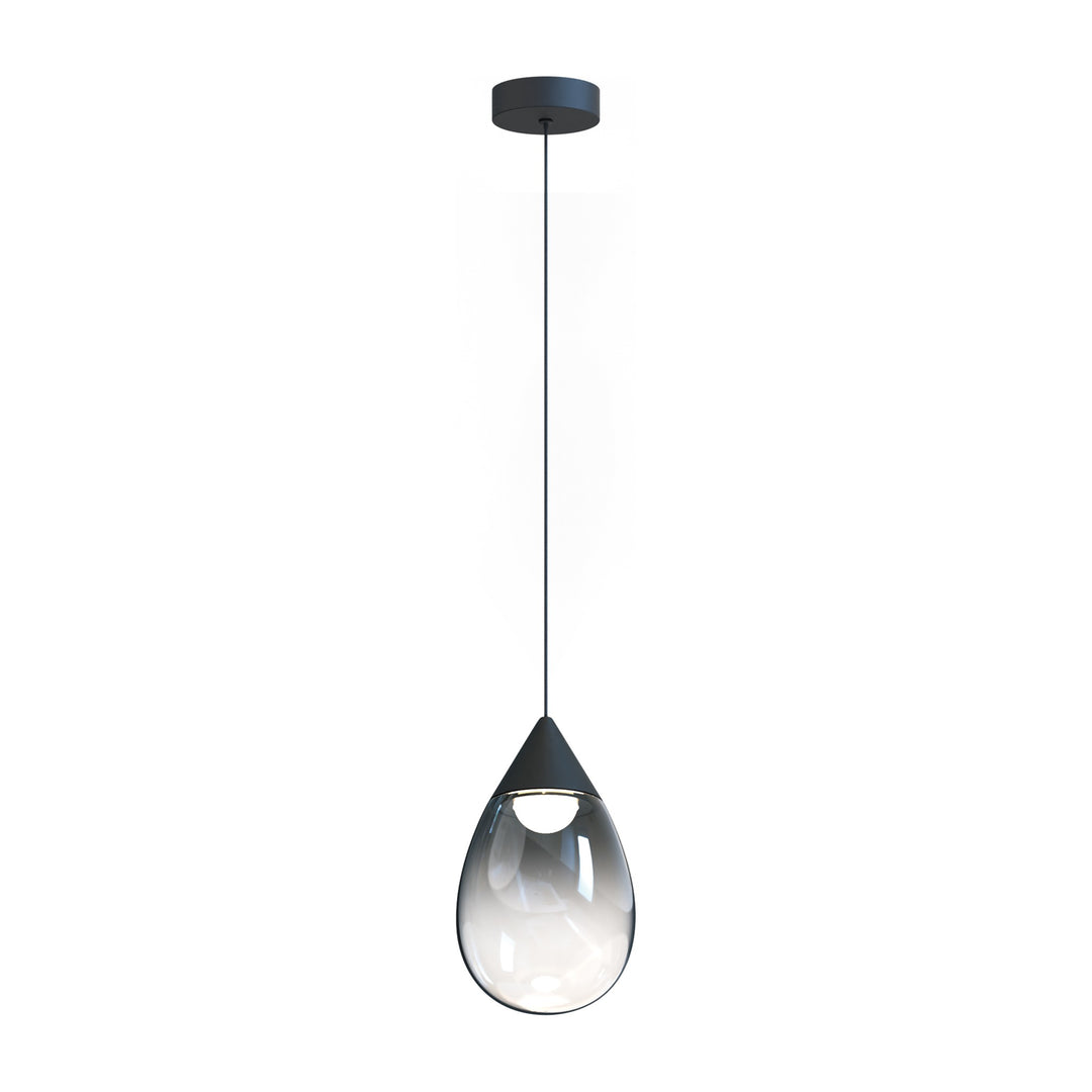 Dewdrop Large LED Pendant by Studio M Lighting in Black