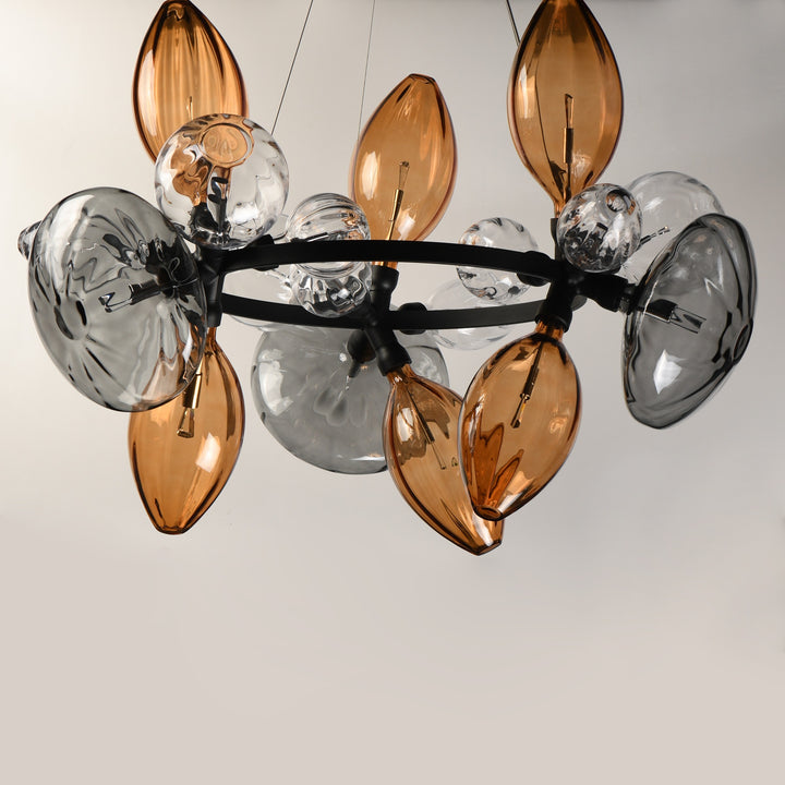 Ray Dance Cluster Ray Dance 18-Light 3 Cluster LED Pendant by Studio M Lighting – lifestyle