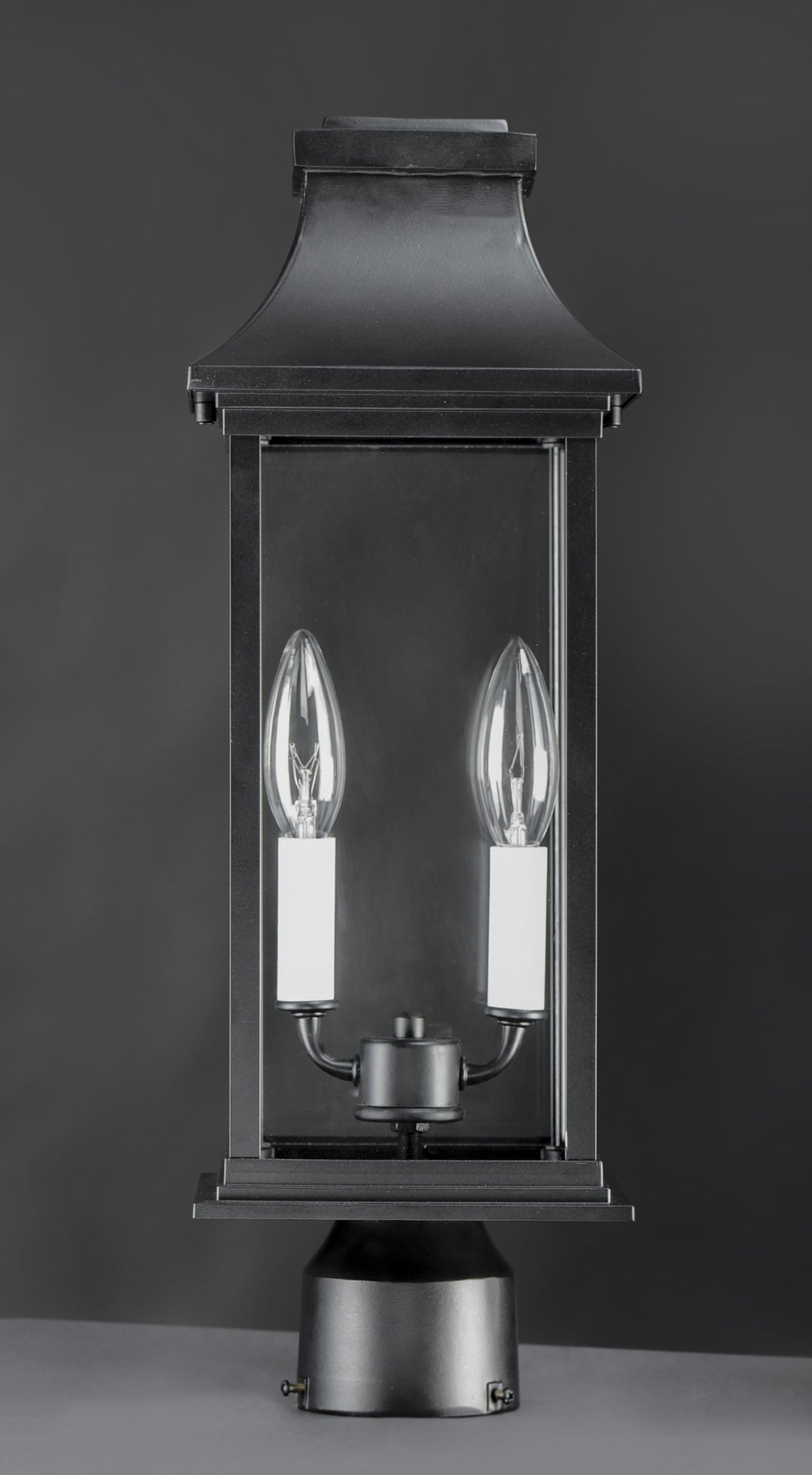 Vicksburg 2-Light Outdoor Post Mount by Studio M Lighting – lifestyle
