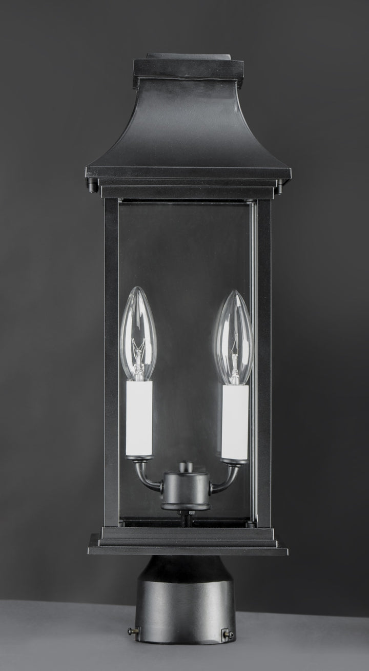 Vicksburg 2-Light Outdoor Post Mount by Studio M Lighting – lifestyle