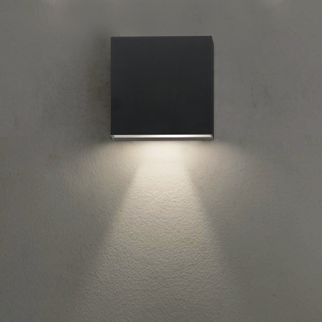 Cubed 5.5 LED Outdoor Sconce by Studio M Lighting – lifestyle